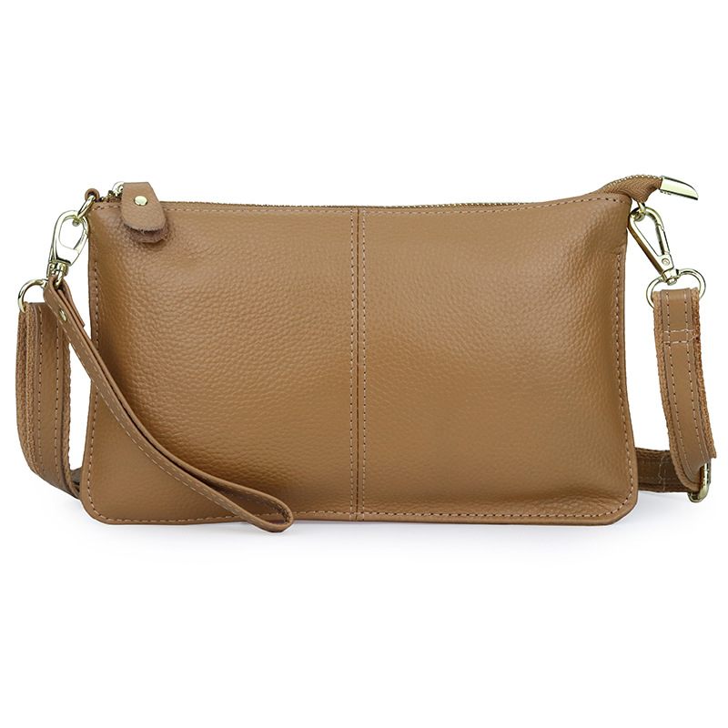 2024 Mode Damestas Vol Koeienhuid Damesschouder Messenger Bag Echt Lederen Clutch Bag Voor Dames