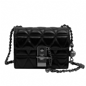 High-end Damesherfst En Winter 2024 Nieuwe Textuur Lipstick Tas Retro Crossbody Mini Chain Bag Trend