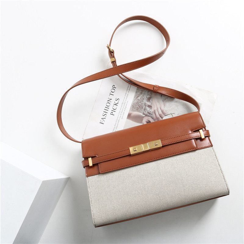 Leren Handtas 2024 Nieuwe Stijl Hoogwaardige Koeienhuid Draagbare Crossbody Dames