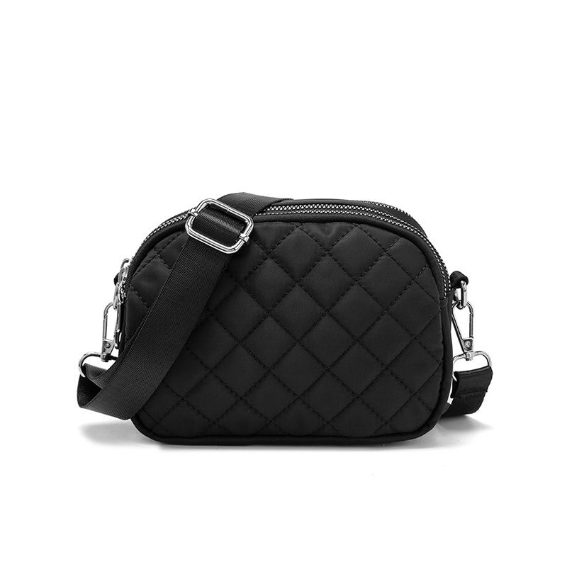 Messenger Bag Meisje Lingge 2024 Nieuwe Trendy Modetrend Vrouwelijke Waterdichte Nylon Schoudertas