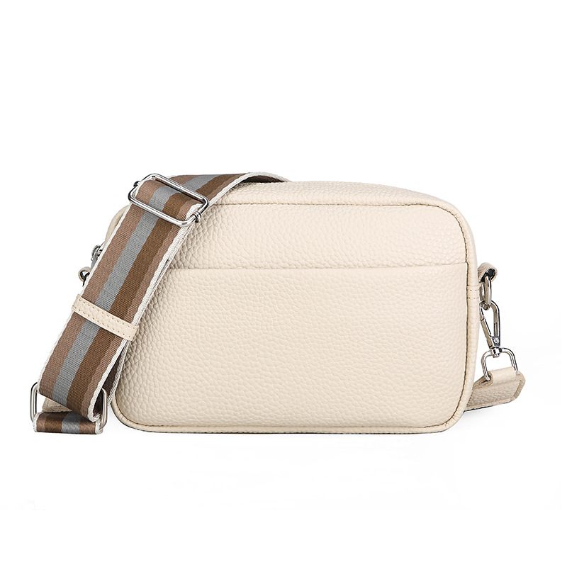 Trendy Dames 2024 Nieuwe Effen Kleur Pu Messenger Bag Damestas Schoudertas Kleine Vierkante Tas