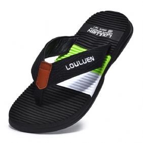 2024 Nieuwe Rubberen Slippers Heren Outdoor Strandslippers Zomer Antislip Sandalen Schoenen