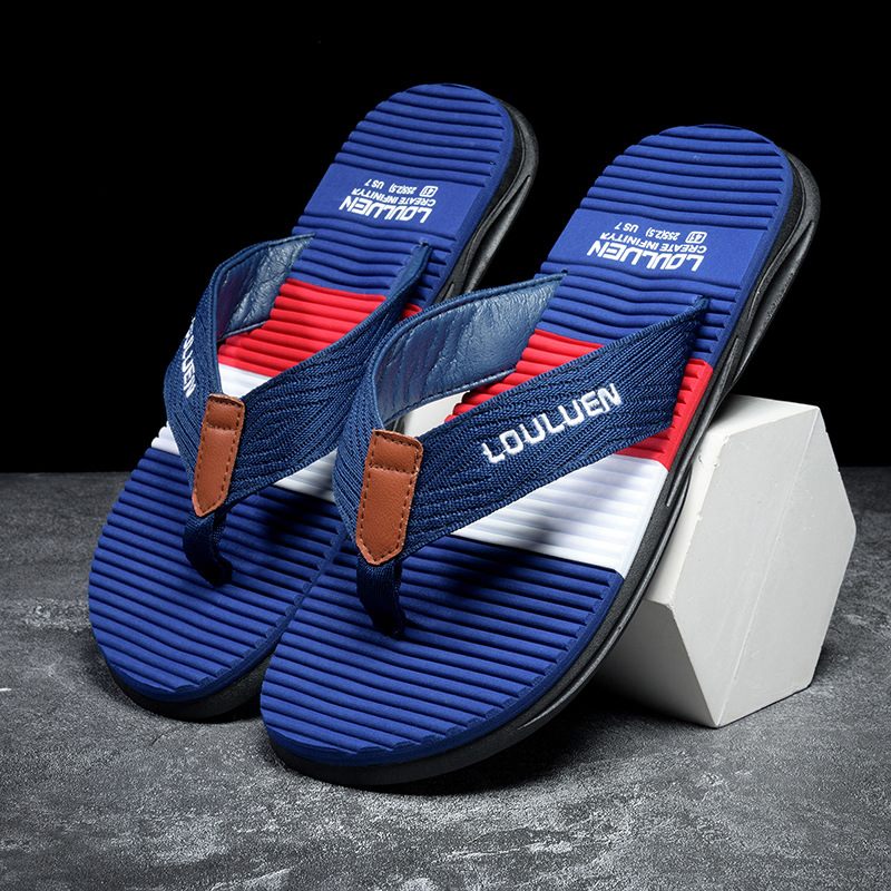 2024 Nieuwe Rubberen Slippers Heren Outdoor Strandslippers Zomer Antislip Sandalen Schoenen