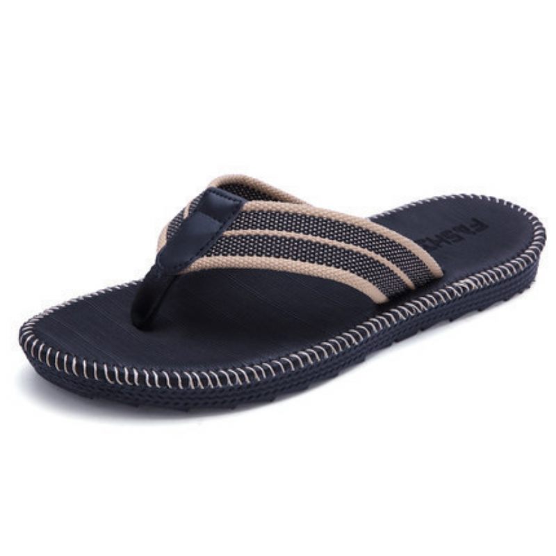 2024 Nieuwe Slippers Mannen Zomer Antislip Strand Schoenen Trendy Persoonlijkheid Outdoor Pinch Sandalen