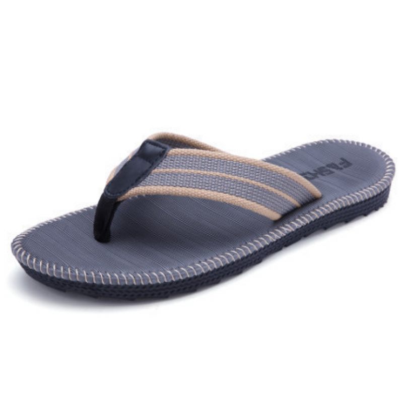 2024 Nieuwe Slippers Mannen Zomer Antislip Strand Schoenen Trendy Persoonlijkheid Outdoor Pinch Sandalen