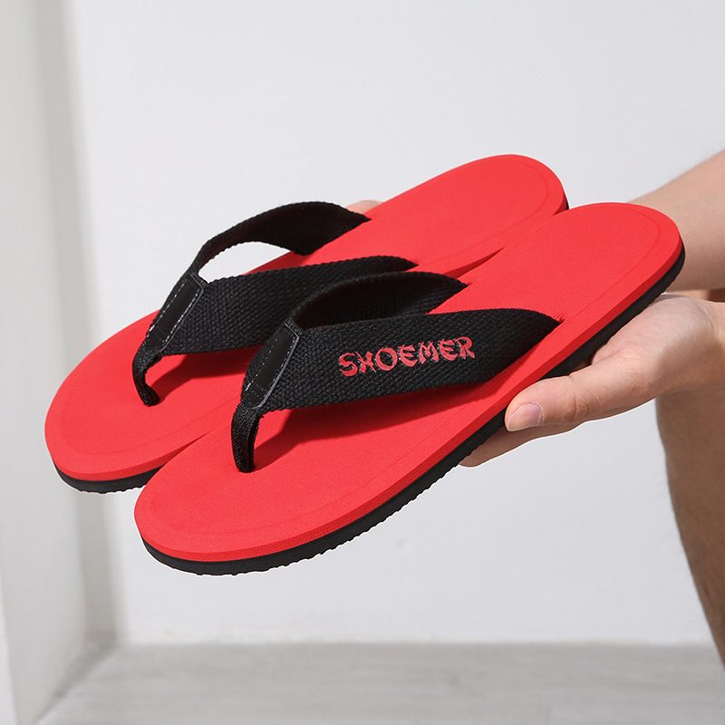 2024 Nieuwe Zomer Heren Rubberen Strandslippers Mode Sandalen Pantoffels Schoenen