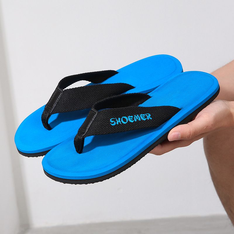 2024 Nieuwe Zomer Heren Rubberen Strandslippers Mode Sandalen Pantoffels Schoenen