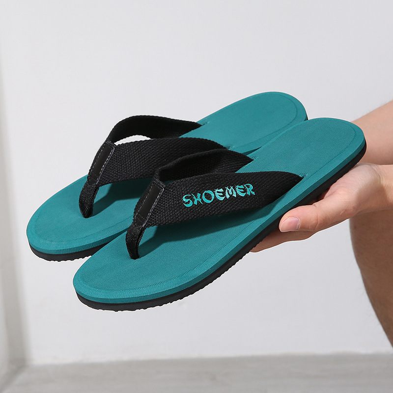 2024 Nieuwe Zomer Heren Rubberen Strandslippers Mode Sandalen Pantoffels Schoenen