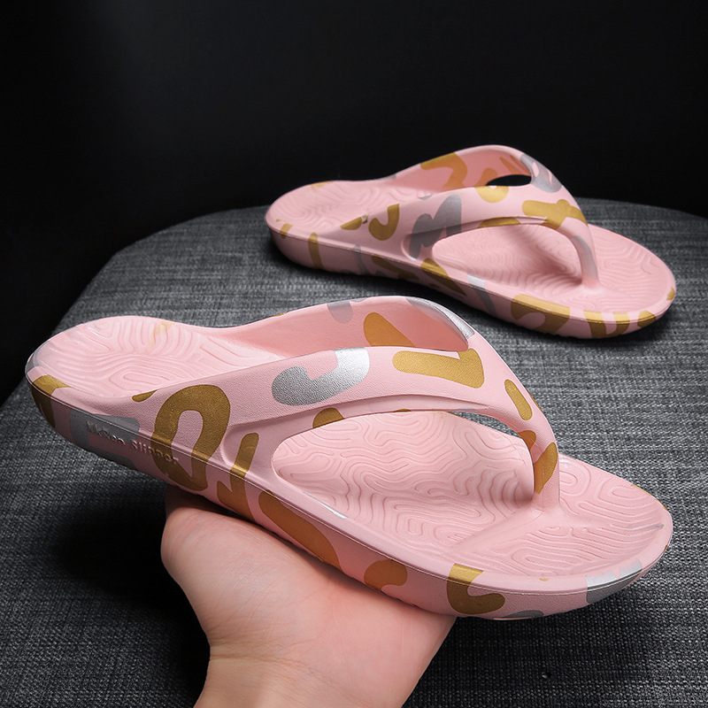 2024 Slippers Voor Heren Trendy Badslippers Thuis Dames Lichtgewicht Ademende Strandsandalen