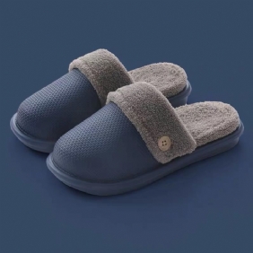 Afneembare Pantoffels Kunnen Worden Gedemonteerd En Gewassen Winter Katoenen Dames- En Herenschoenen Indoor Plus Fluwelen Huis Antislip Pluche Tij