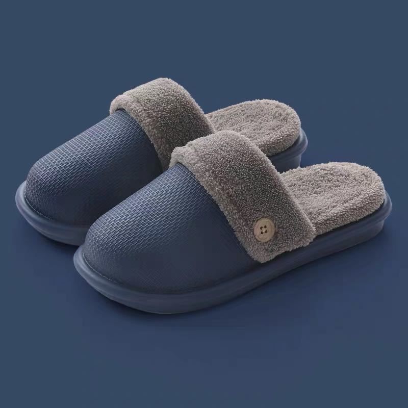 Afneembare Pantoffels Kunnen Worden Gedemonteerd En Gewassen Winter Katoenen Dames- En Herenschoenen Indoor Plus Fluwelen Huis Antislip Pluche Tij