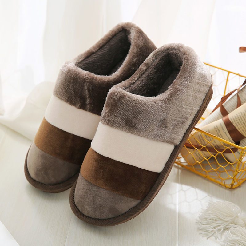 Home Schoenen Heren Wintertas Met Warme Katoenen Pantoffels Riemhak En Dames Winter Warm