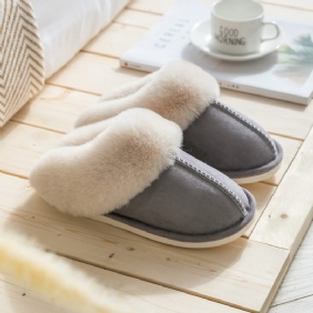 Katoenen Pantoffels Dames Herfst En Winter Pluche Huispaar Warme Heren Antislip