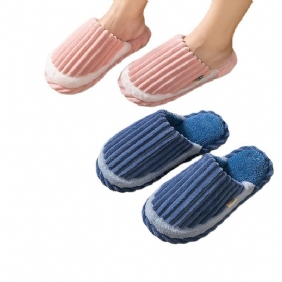 Katoenen Pantoffels Winterresidentie Voor Dames 2024 Nieuwe Schattige Winter Indoor Antislip Pluche Mannelijke Koppels Om Warm Te Blijven