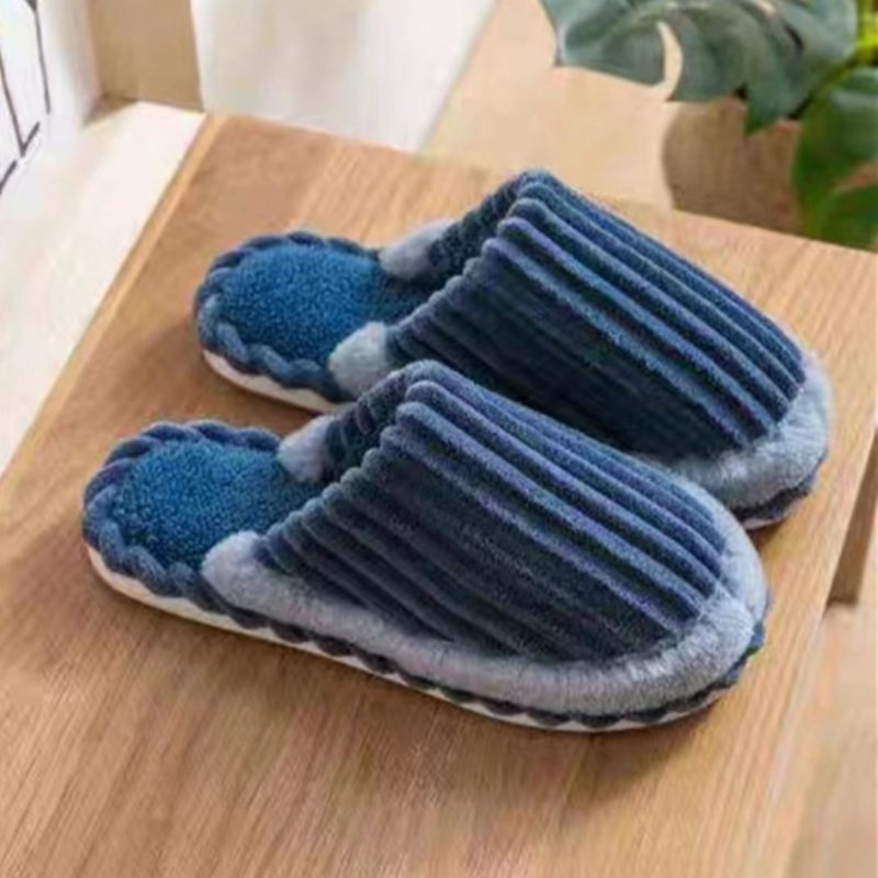 Katoenen Pantoffels Winterresidentie Voor Dames 2024 Nieuwe Schattige Winter Indoor Antislip Pluche Mannelijke Koppels Om Warm Te Blijven