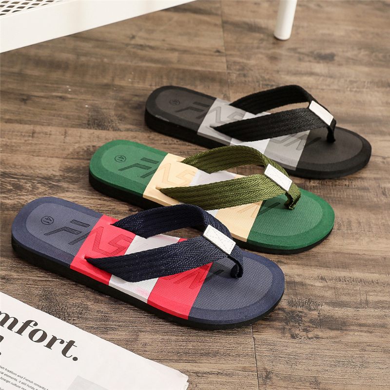 Nieuwe Mannen Pantoffels Flip-flops Schoenen Zomermode Trend Strandslippers