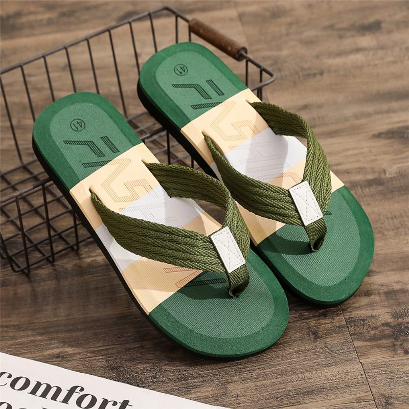 Nieuwe Mannen Pantoffels Flip-flops Schoenen Zomermode Trend Strandslippers