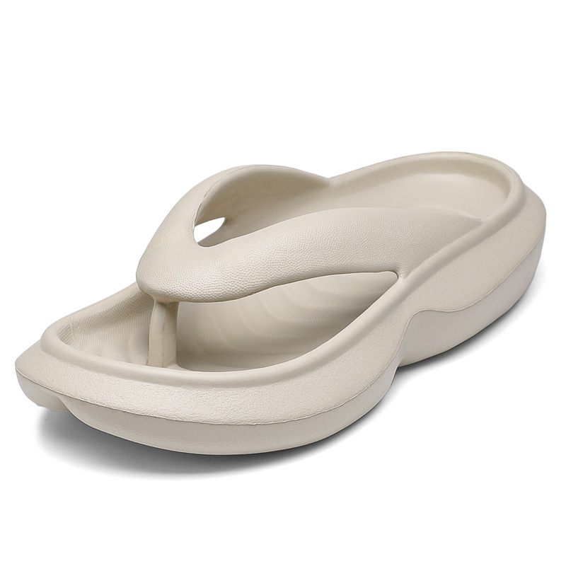 Nieuwe Zomer Dikke Zolen Slippers Mannen Antislip Flip-flop Sandalen Zachte Vrouwen