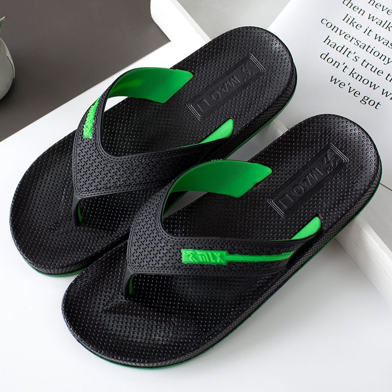 Nieuwe Zomer Heren Strandslippers Pvc Antislip Sandalen Pantoffels Strandschoenen