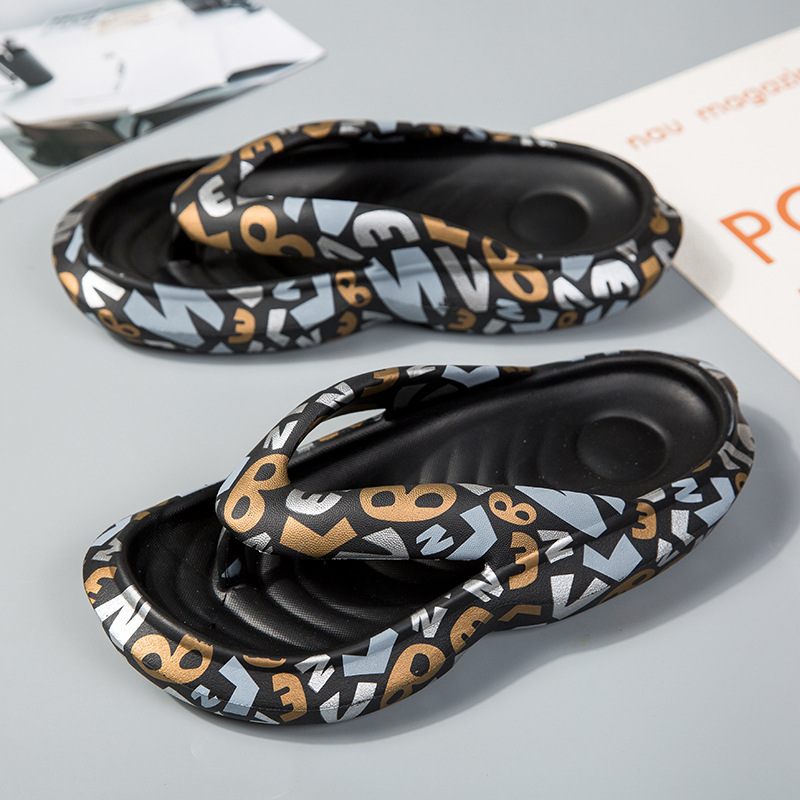 Slippers Outdoorslippers Voor Heren Zomermode Sandalen Met Persoonlijkheidsoverdracht Pantoffels Strandschoenen