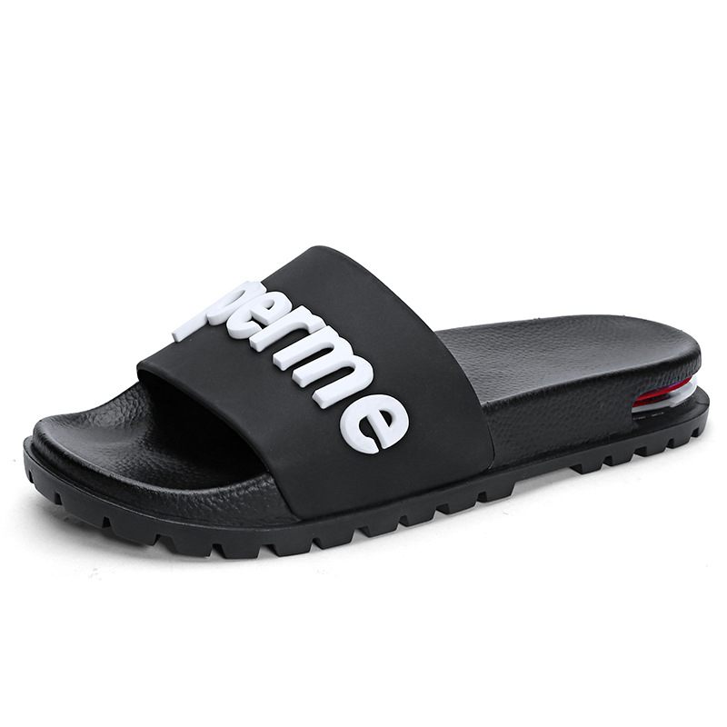 Zomer Nieuwe Schoenen Luchtkussen Mannen Indoor Trend Persoonlijkheid Badkamer Zachte Bodem Strand Sandalen Slippers