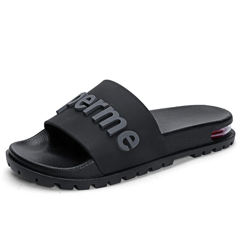 Zomer Nieuwe Schoenen Luchtkussen Mannen Indoor Trend Persoonlijkheid Badkamer Zachte Bodem Strand Sandalen Slippers