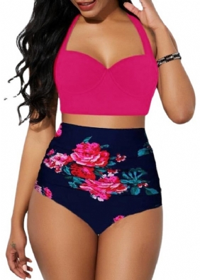 Nieuw Badpak Dames Sexy Print Grote Maten Bikini Split