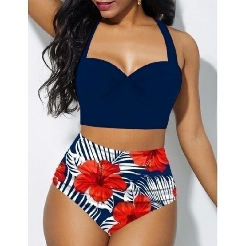 Nieuw Badpak Dames Sexy Print Grote Maten Bikini Split