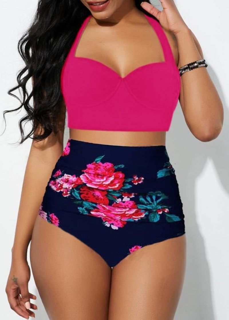 Nieuw Badpak Dames Sexy Print Grote Maten Bikini Split