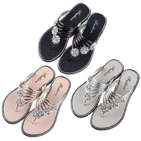 2024 Dames Slippers Zomer Sandalen Nieuwe Flat Pinch Damesschoenen Lichte Vrouwen Casual Flip-flops