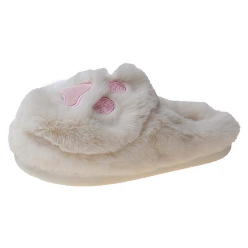 2024 Nieuwe Leuke Kleine Voeten Katoenen Slippers Dames Winter Sweet Student Living Antislip Baotou