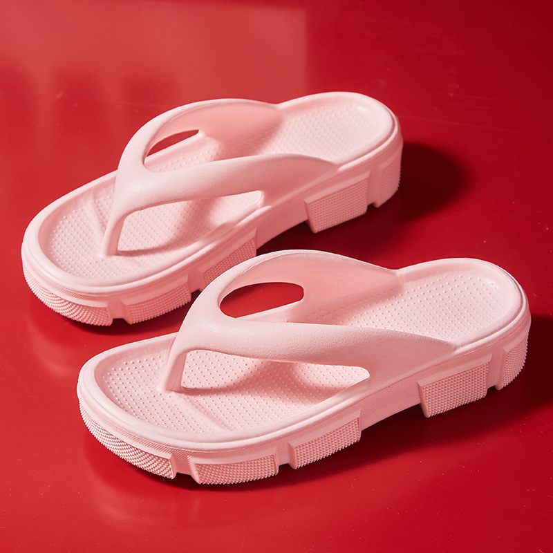 2024 Nieuwe Slippers Damesschoenen Zomer Mode Dikke Zolen Vakantie Strand Vrouwen