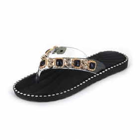 2024 Slippers Dames Zomer Sandalen Flip Flops Strass Mode