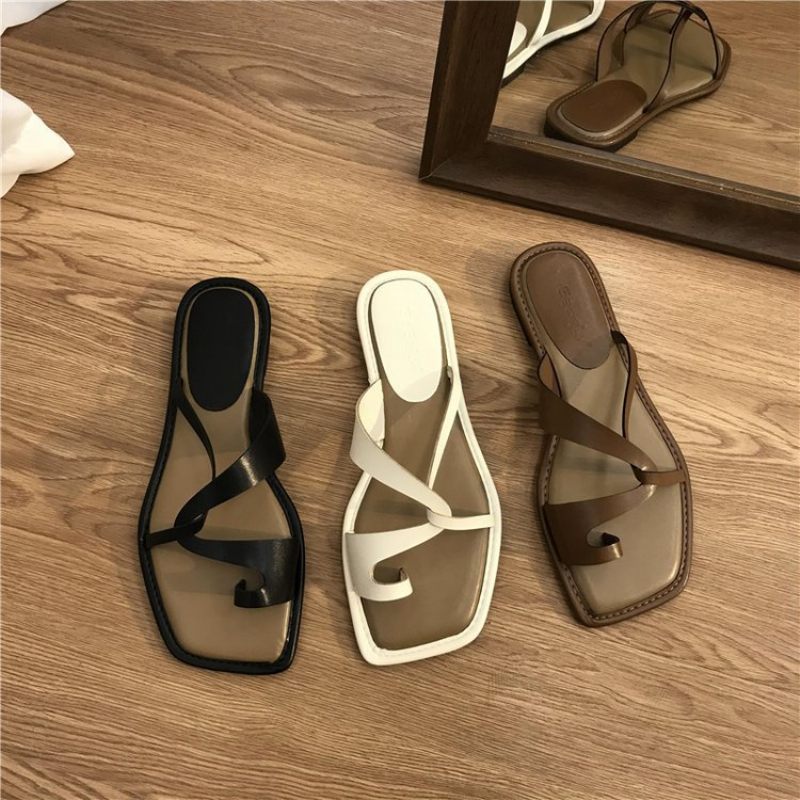 2024 Zomer Nieuwe Set Teenslippers Dames Zomermode Sandalen Slippers Schoenen