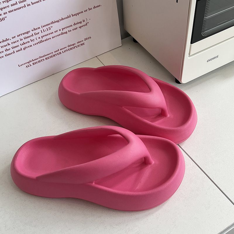 Dikke Zolen Slippers Schoenen Dames Zomer Strand Mode