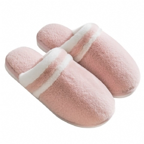 Nieuwe Paar Katoenen Slippers Vrouwen Winter Thuis Indoor Antislip Warme Pluche Dikke Bodem Mannen