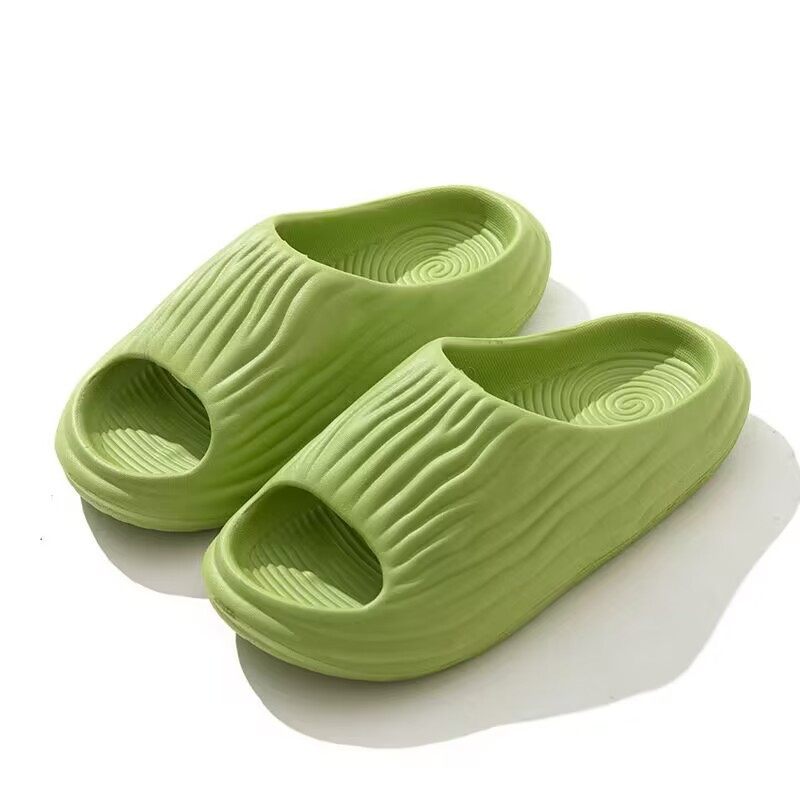 Nieuwe Zomer Kokosnoot Bittere Pompoen Rimpels Thuis Indoor Dikke Bodem Vier Seizoenen Badkamer Slippers Vrouwen