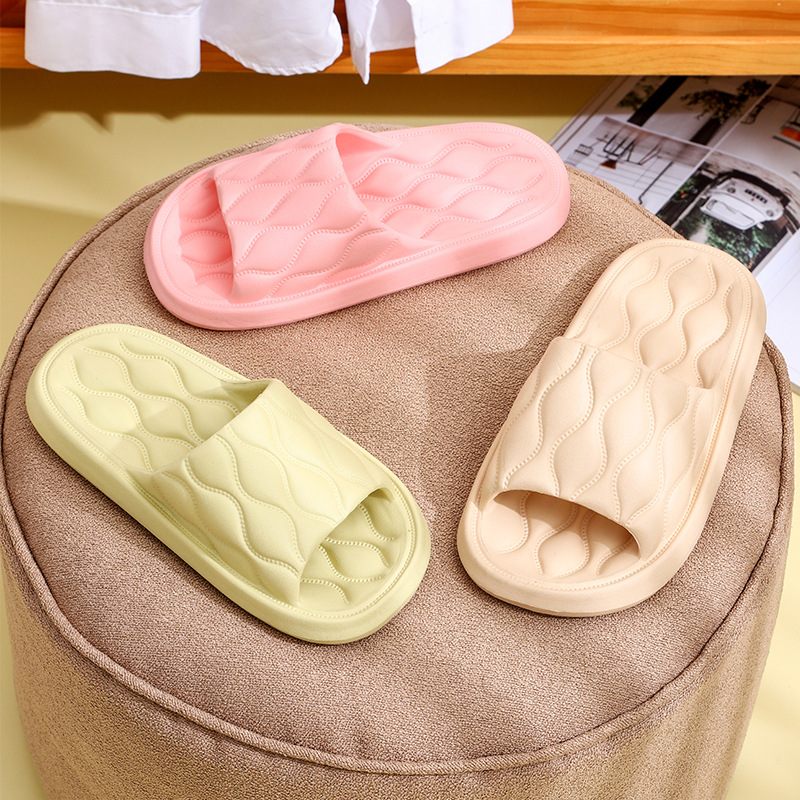 Slippers Dames Zomer Indoor Huis Ruit Massage Paar Badkamer Antislip Lente Sandalen Schoenen Heren