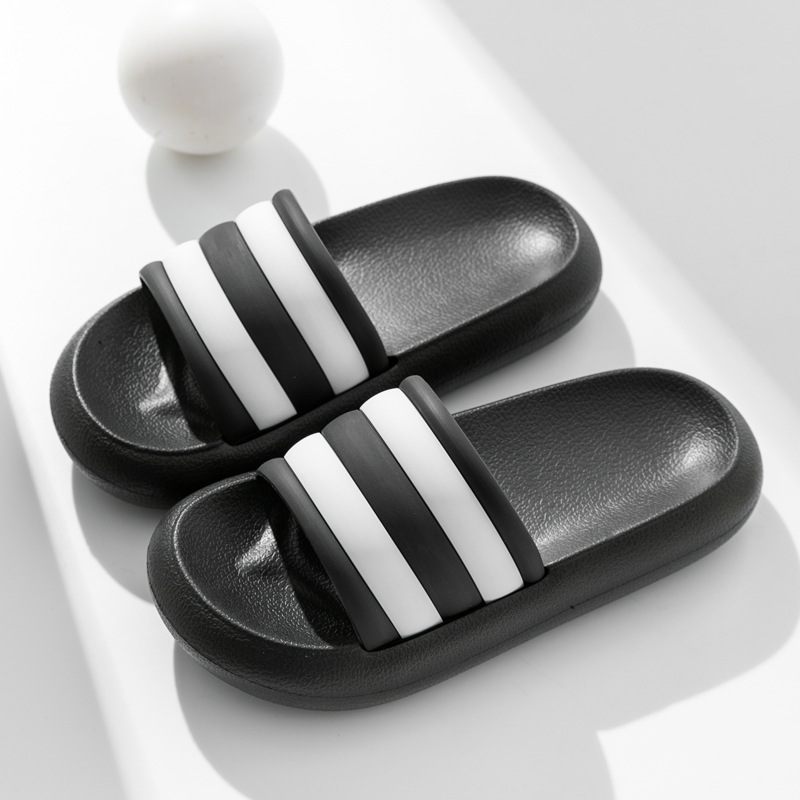 Slippers Dames Zomer Nieuw Huis Indoor Antislip Badkamer Student Dikke Zolen Woord Paar Sandalen