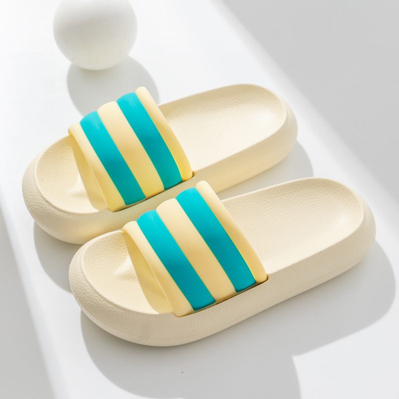 Slippers Dames Zomer Nieuw Huis Indoor Antislip Badkamer Student Dikke Zolen Woord Paar Sandalen