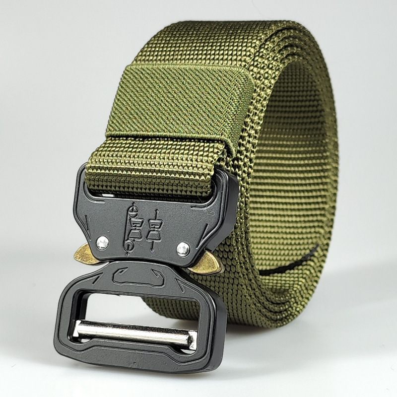 Cobra Buckle Outdoor Tactical Belt Heren Nylon Sport Canvas Riem