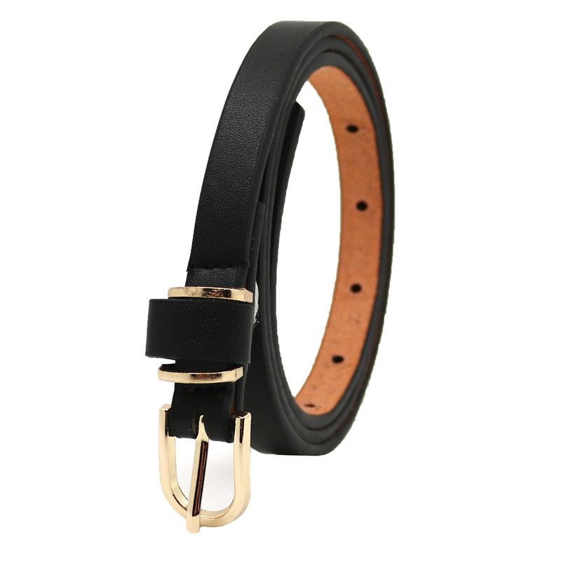 Damesmode Pin Gesp Riem 1.5 Dunne Broekriem Kleurrijke Casual Pu-riem