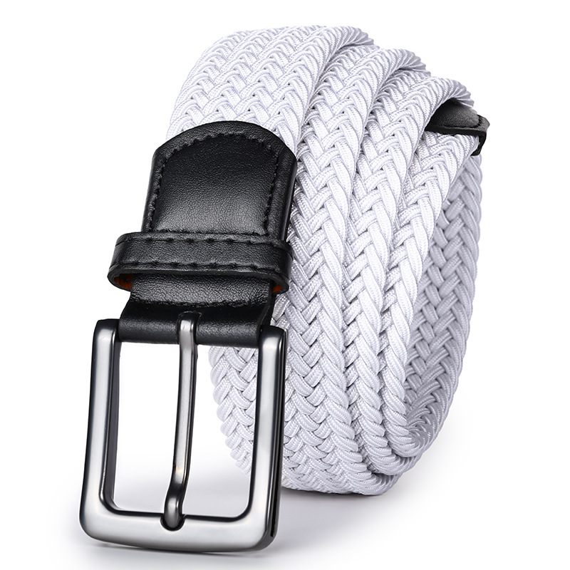 High-end Business Geweven Heren Riem Golf Elastische Canvas