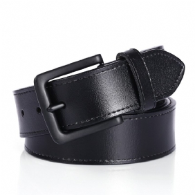 Leren Vintage Denim Riem Pin Gesp Naairiem