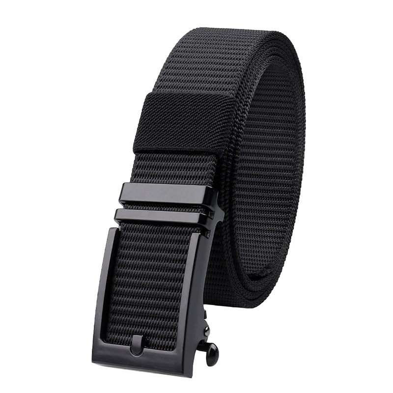 Mannen Outdoor Riem Tandeloze Legering Automatische Gesp Tactische Mode Casual Canvas