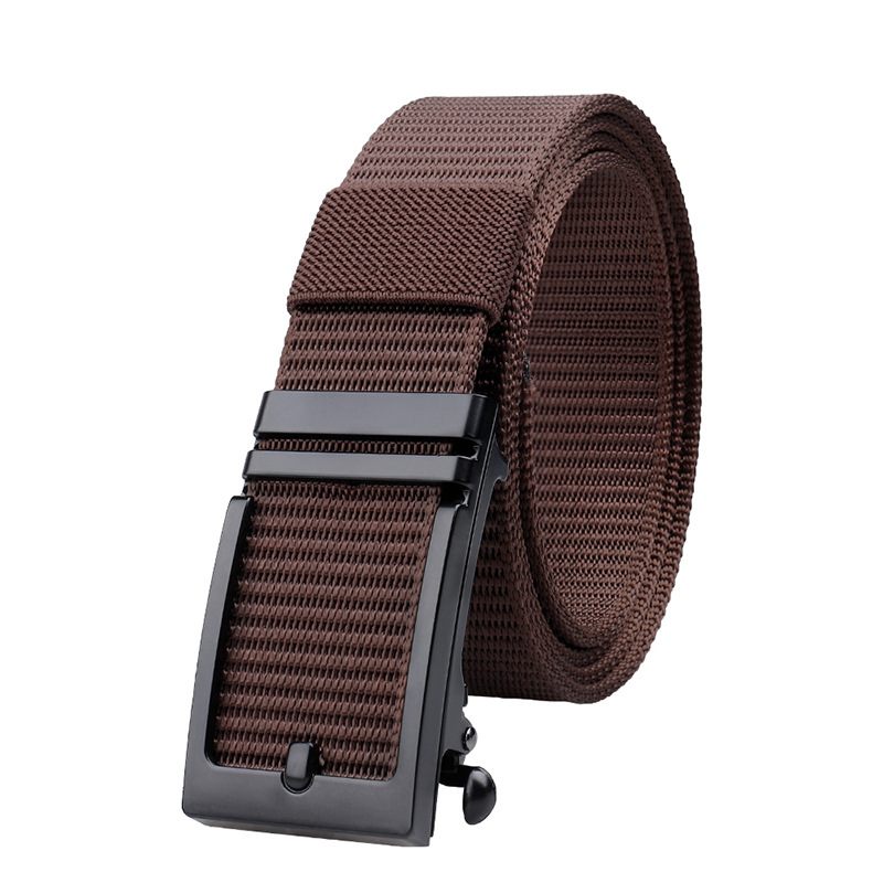 Mannen Outdoor Riem Tandeloze Legering Automatische Gesp Tactische Mode Casual Canvas