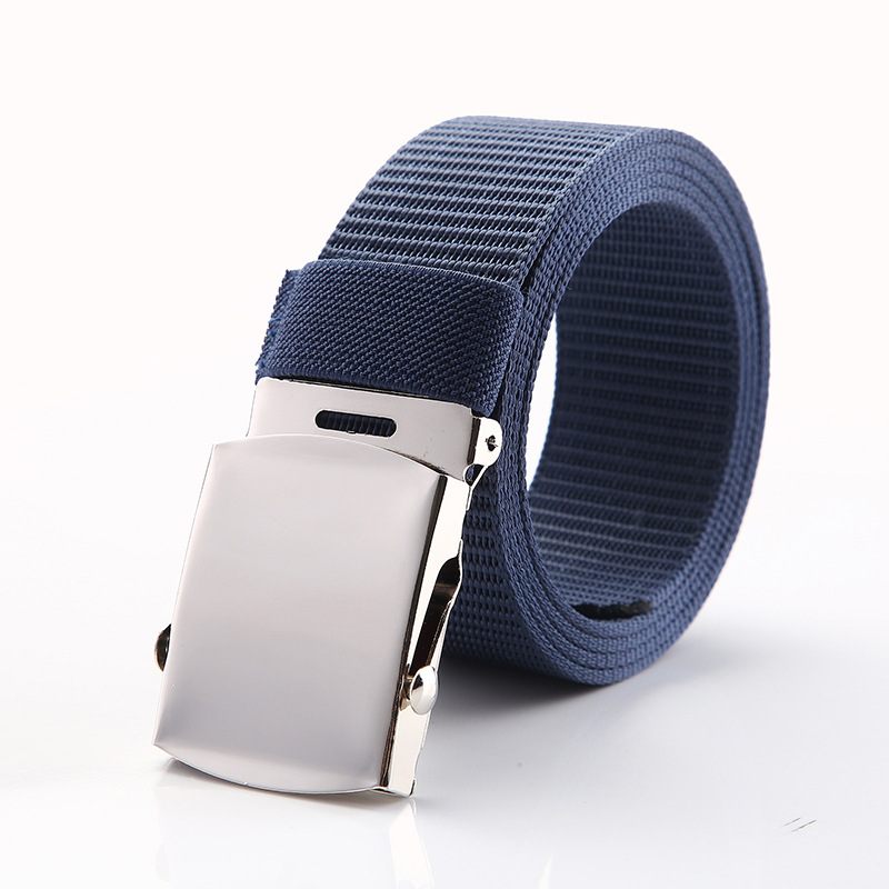 Riem Voor Heren Automatische Gesp Nylon Relatiegeschenken Online Winkel Kledingaccessoires