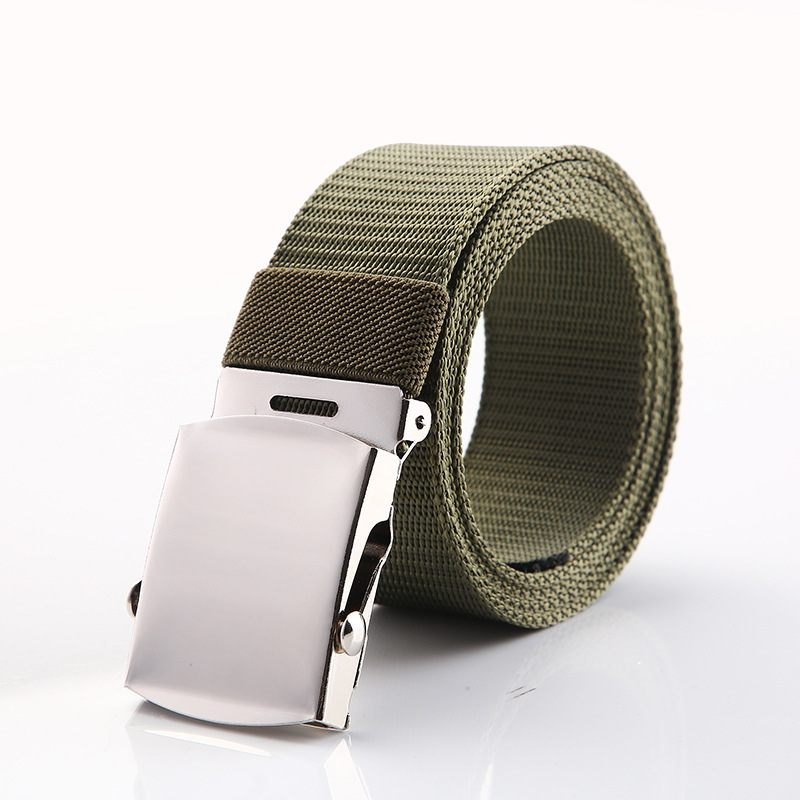 Riem Voor Heren Automatische Gesp Nylon Relatiegeschenken Online Winkel Kledingaccessoires