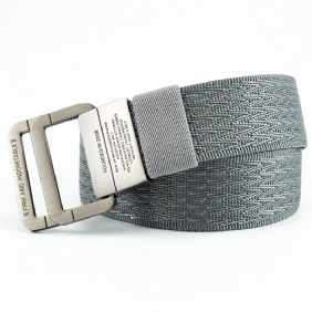 Vierkante Herenriem Sport Canvas Riem Legering Gesp Hypoallergene Dubbele Ontwerp