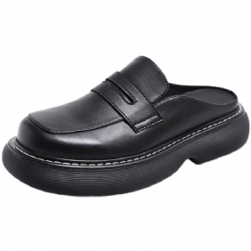 Zomer Baotou Slip-on Heren Sandalen High-end Trendy Geklede Schoenen Vierkante Neus Muller